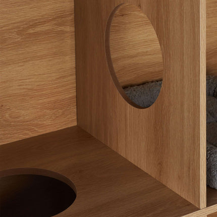 Armoire pour chat à 4 compartiments