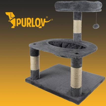 Katzenkratzbaum 71cm grau Purlov 21711