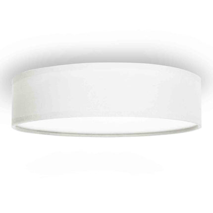 Deckenleuchte Textil Ø40cm Weiß