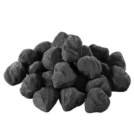 Ceramic Fireballs Set, 25 Pcs, For Gas Or Propane Fire Pit