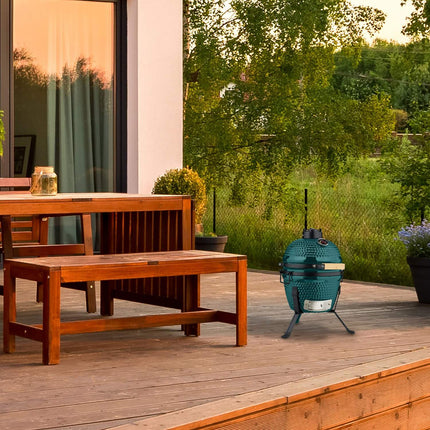 Barbecue Kamado en céramique - Polyvalent pour griller et cuire au four