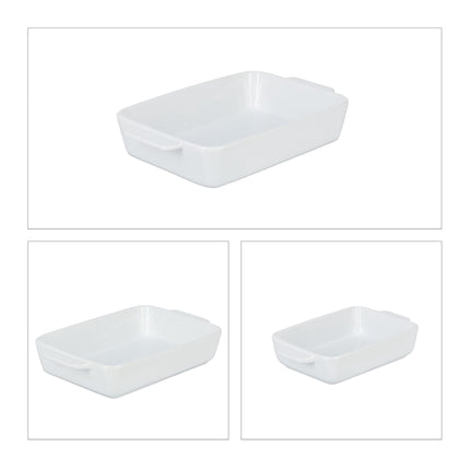 Keramik-Auflaufform 3er-Set