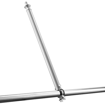 Chain Link Fence Extensions, 18 Pack, 27.4 In Height, No-Drill