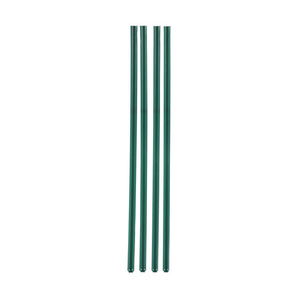 Chain Link Fence Privacy Slats, HDPE Bottom-Locking, Green