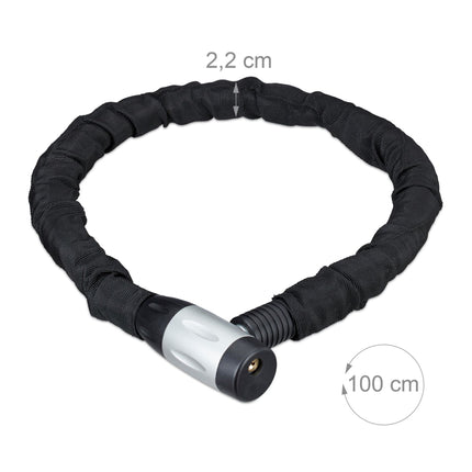 Chaîne antivol de 100 cm de long