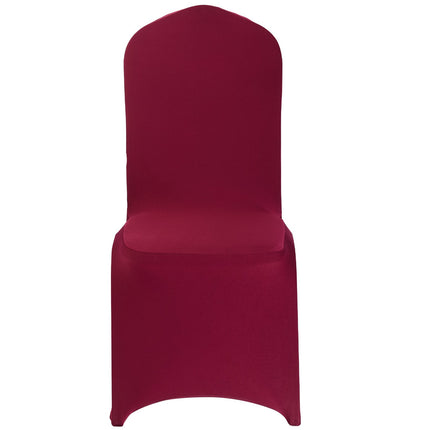 Chair Covers, 50-Pack Burgundy Stretch Spandex