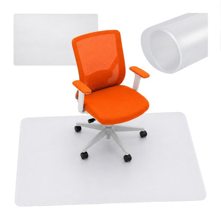 Tapis de protection pour chaise 90x130 cm, blanc laiteux translucide