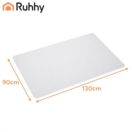 Tapis de protection pour chaise 90x130 cm, blanc laiteux translucide