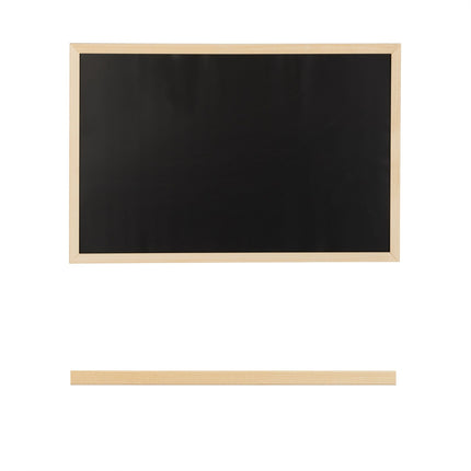Tableau noir avec cadre en bois