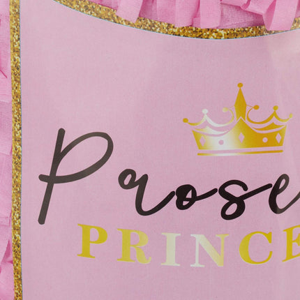 Ensemble piñata bouteille de champagne - Bâton et masque inclus