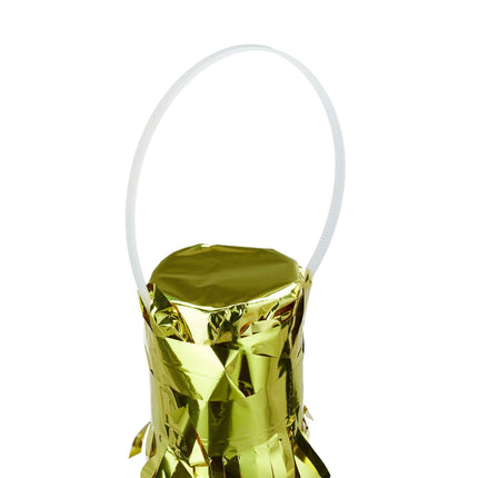 Ensemble piñata bouteille de champagne - Bâton et masque inclus