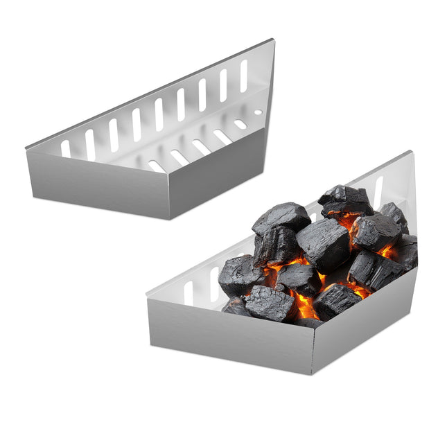 Kohlekörbe für Kugelgrill, 2er-Set