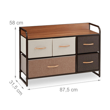 Commode à tiroirs. Design