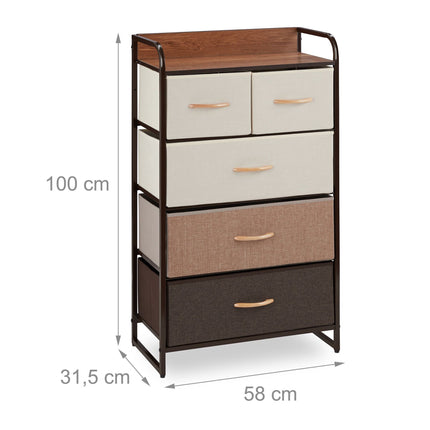 Commode à tiroirs. Design