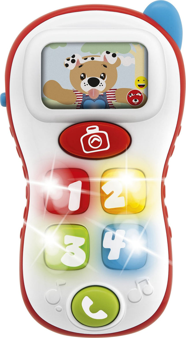 Chicco Selfie Phone (en anglais, langue lettone)