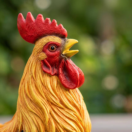 Gartendeko Huhn – Wetterfestes Polyresin, 24cm