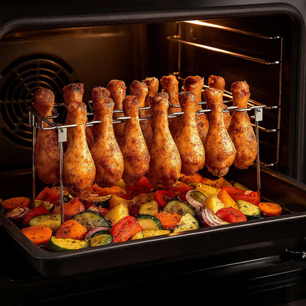 Hähnchenschenkelhalter für BBQ & Ofen, 2er-Set