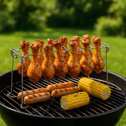 Hähnchenschenkelhalter für BBQ & Ofen, 2er-Set