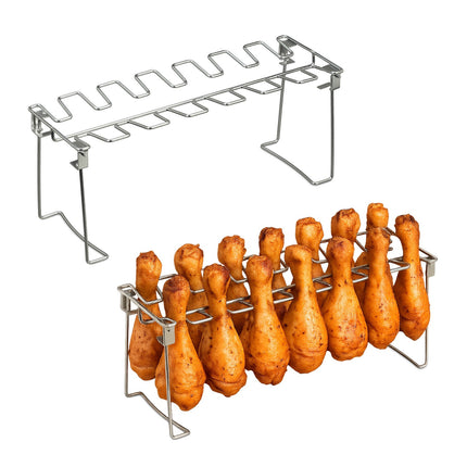Hähnchenschenkelhalter für BBQ & Ofen, 2er-Set