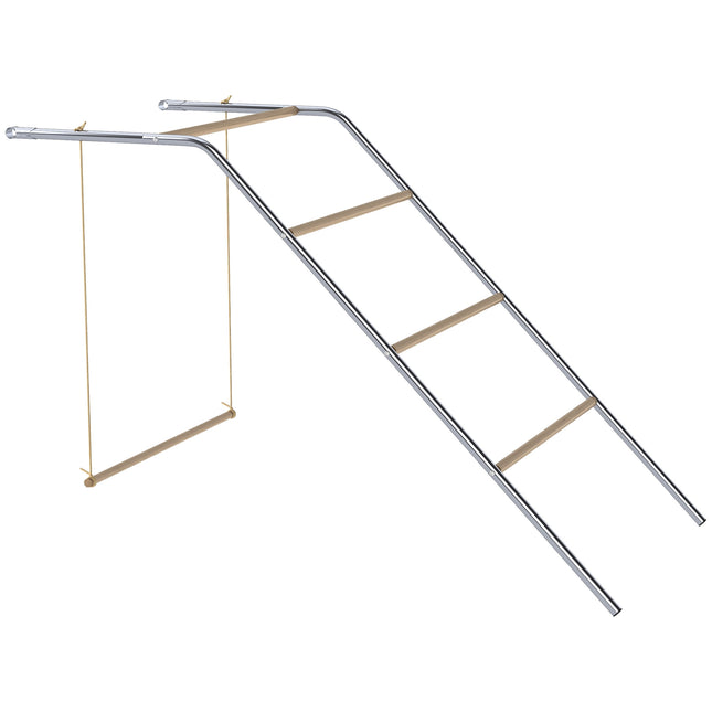 Aire de jeux pour poules avec balançoire réglable, 4 perchoirs, 82 x 150 x 110 cm