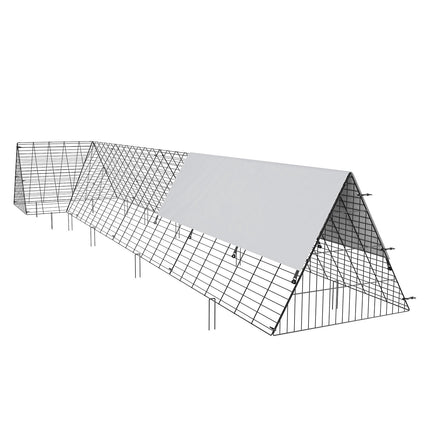 Chicken Tunnel Run 157.5 x 39.4 x 24.2 in, Corner Frame