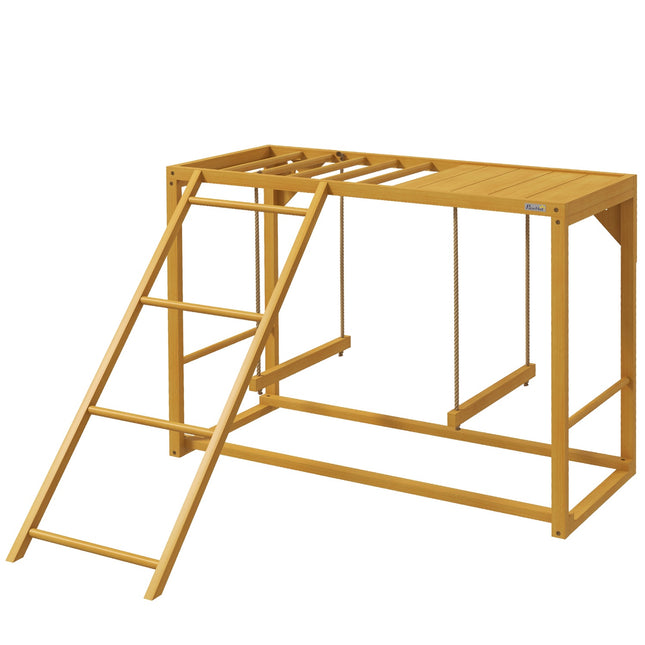 Hühnerspielplatz aus Holz mit Schaukeln und Leiter für 3-4 Hühner