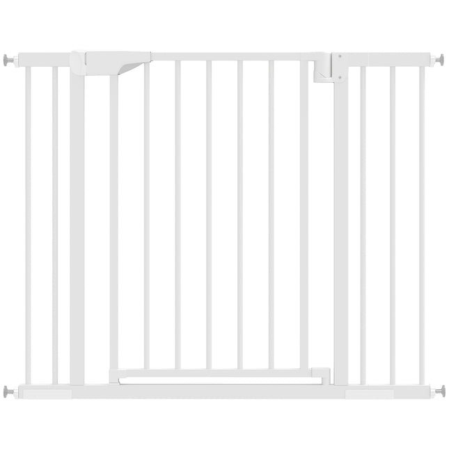 Barrière de sécurité pour enfants, sans perçage, fermeture automatique, 76-103 x 76 cm