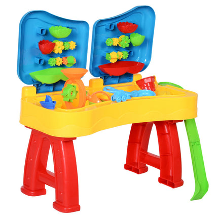 Kinder Sand- und Wasserspieltisch mit 31 Spielzeugen