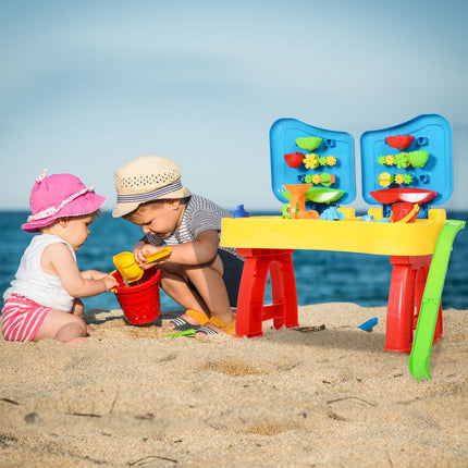 Kinder Sand- und Wasserspieltisch mit 31 Spielzeugen