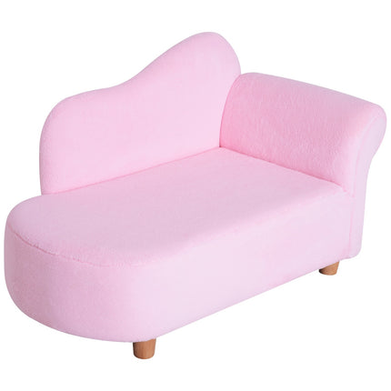 Pink mini chaise longue for children – Stylish and comfortable