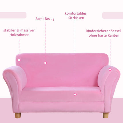 Erdbeere Sessel & Sofa für Kinder - Weiches, gemütliches Design
