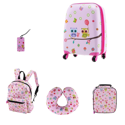 Ensemble de bagages pour enfants 5 pièces avec sac à dos et oreiller