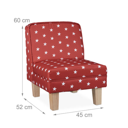 Fauteuil pour enfant avec étoiles
