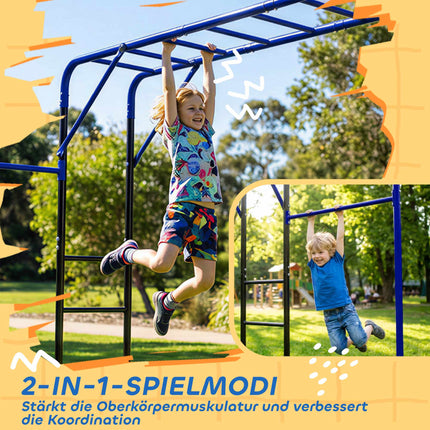Kinder-Kletterturm, wetterfester Stahl, 3-8 Jahre