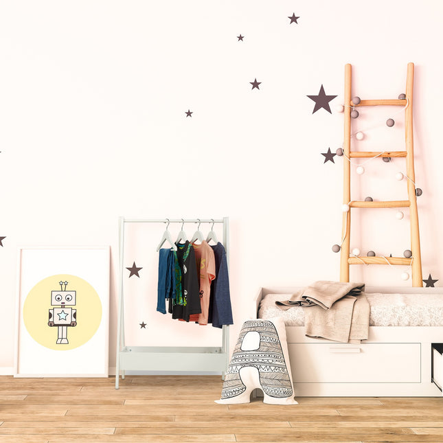 Portant à vêtements pour enfants avec plateau de rangement