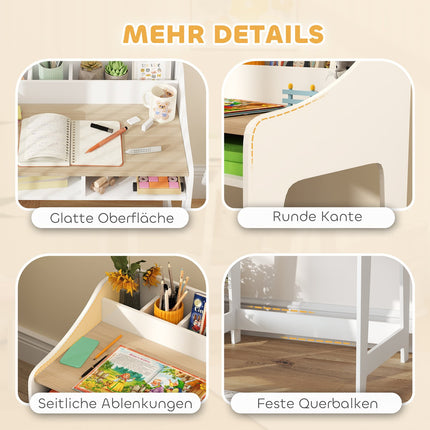 Kinderschreibtisch- und Stuhl-Set, ergonomisch, Alter 3–8