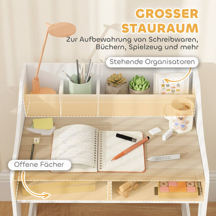 Kinderschreibtisch- und Stuhl-Set, ergonomisch, Alter 3–8