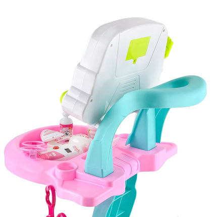 Kinderarzt-Spielset mit Kinderwagen – 18 Teile