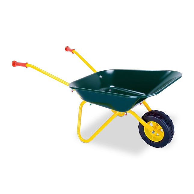 Brouette rose pour enfants - Métal, roue en caoutchouc