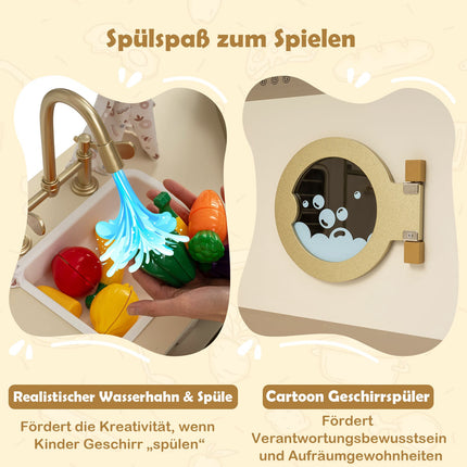 Cuisine pour enfants avec robinet et lave-vaisselle