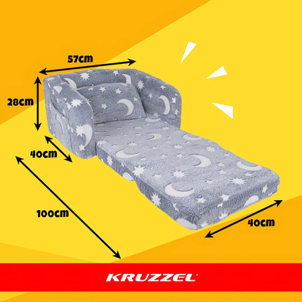Fauteuil inclinable pour enfants avec fonction chaise longue