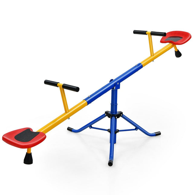 Balançoire à bascule pour enfants - Métal, 2 places, 182 cm