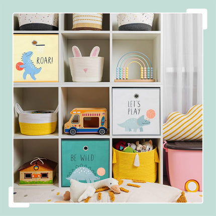 Kinder-Aufbewahrungsboxen, faltbar, 3er-Pack