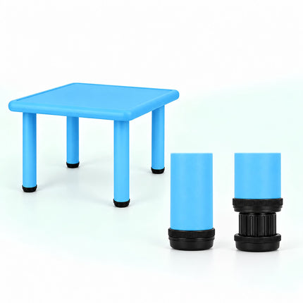Children's Table for Indoor and Outdoor Use, 62 x 62 cm, Blue