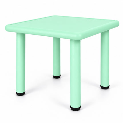 Children's Table for Indoor and Outdoor Use, 62 x 62 cm, Mint Green