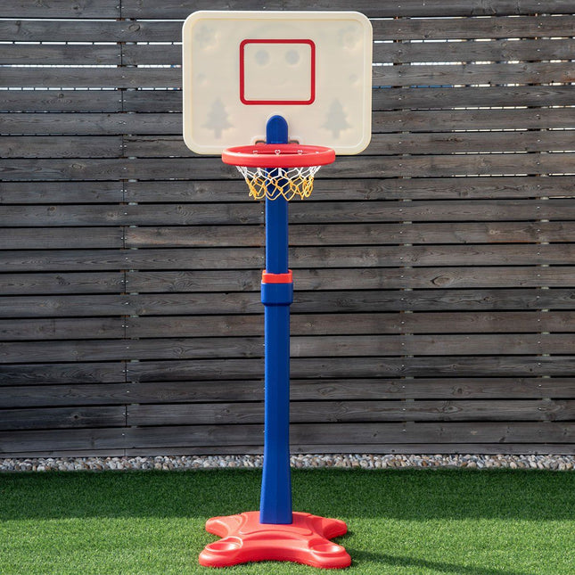 Support de basket pour enfants, panier de basket réglable en hauteur, système de basket-ball