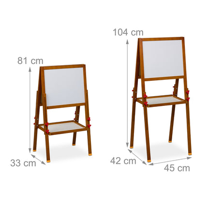 Tableau pour enfants avec tableau blanc