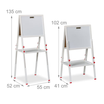 Tableau pour enfants avec tableau blanc