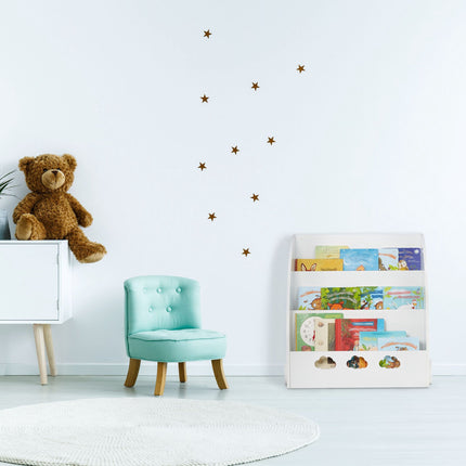 Bibliothèque pour enfants en blanc