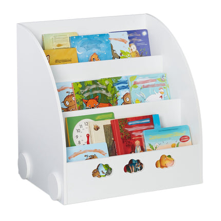 Bibliothèque pour enfants en blanc